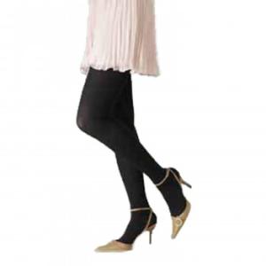 医療用弾性ストッキング　レックスフィット　厚手パンティストッキング　爪先あり　中圧　Mサイズ　ブラッ...