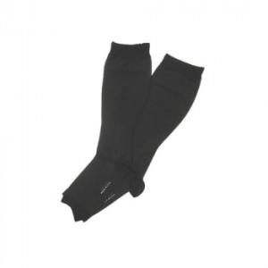 医療用弾性ストッキング　レックスフィット　薄手ハイソックス　爪先なし　中圧　LLサイズ　ブラック10...