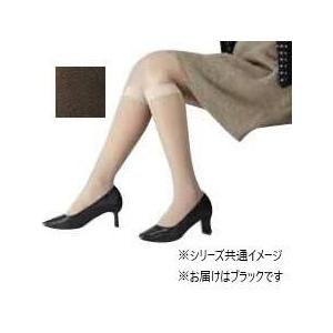 医療用弾性ストッキング　レックスフィット　薄手ハイソックス　爪先なし　弱圧　LLサイズ　ブラック10...