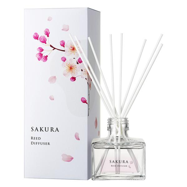 サクラらしくSAKURA リードディフューザー 120mL お部屋 消臭 桜 サクラ フルーティー ...