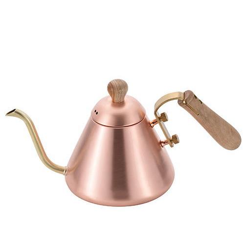 【日本製】純銅 ドリップケトル 0.9L　純銅 ドリップ ケトル やかん 珈琲 コーヒー 美味しい ...