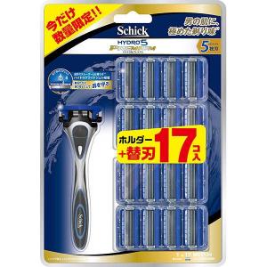 【全国一律送料無料 定形外特定記録】Schick/シック ハイドロ5プレミアム クラブパック 本体+替刃17コ付 大容量