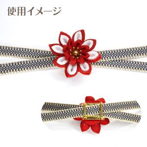 帯留め金具 【新】楕円皿型【縁あり】 シルバー...の詳細画像3