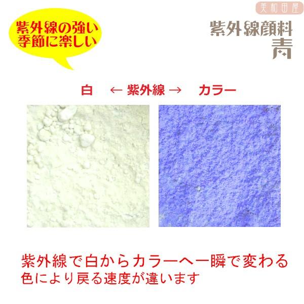 紫外線顔料　青　（レジン着色顔料）　|レジン　変色　カラーチェンジ　紫外線で色が変わる　フォトクロミ...