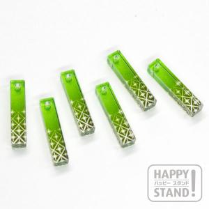 アクリルチャーム 14 切子硝子風 スティック...の詳細画像1
