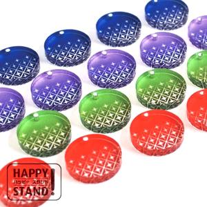 アクリルチャーム 17 切子硝子風 ラウンドA...の詳細画像3