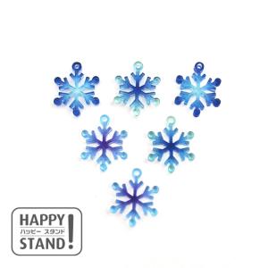 アクリルチャーム　38 スノーフローズン　6　ハッピースタンド ｜ アクリルパーツ HAPPYSTAND レジン つまみ細工 アンブレラマーカー 手芸