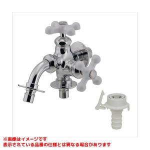 カクダイ 【177-002K】 洗濯機用サーモスタット混合栓（ドラム式