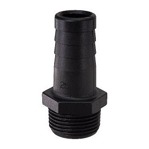 ホースニップル 32A(32mm) 樹脂製 ホースバンド付き 水中ポンプ