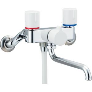 LIXIL(リクシル) INAX 水栓金具 壁付2ハンドル BF-WL115H LIXIL（リクシル） LIXIL・INAX 2ハンドルシャワー バス水栓 一時止水