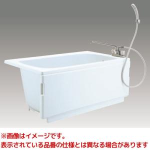 【KF-U-1201S-F-GH2】 クボタ FRP浴槽 1方全エプロン ホールインワン適応品(デッキ水栓対応型) ホワイト・アイボリー яв∠｜biy-japan