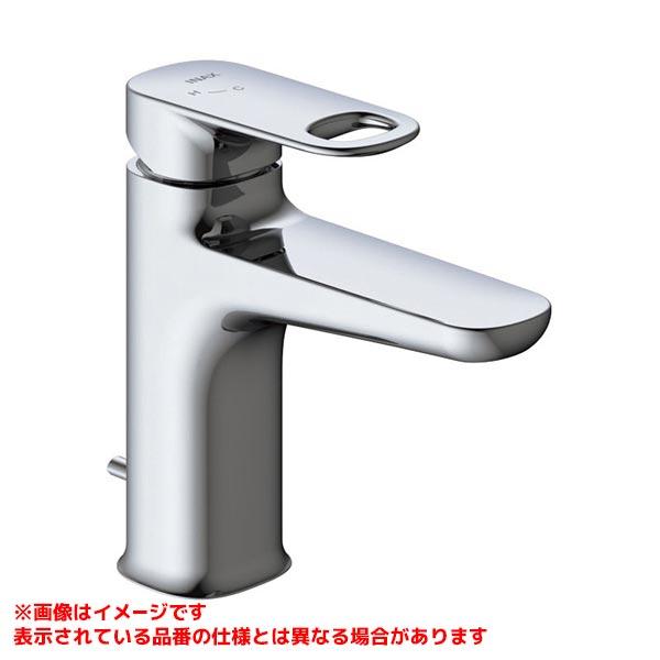 【LF-YD340SYN】 リクシル シングルレバー混合水栓(デュアラ・エコハンドル・ポップアップ式...