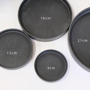 ブラックポット用受皿 16cm サボテン 頑丈...の詳細画像1
