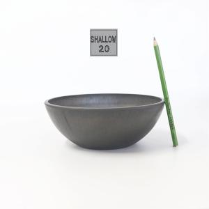 黒プラ鉢 ブラックポット シャロウ20 サボテン 頑丈おしゃれ