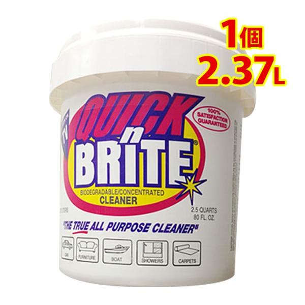 クイックブライト洗剤革命万能クリーナー1個2.37リットルの大容量バケツサイズ 固形タイプ 1個単品