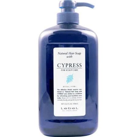 ルベル ナチュラル ヘア ソープ ウィズ CYd サイプレス 1000ml ボトル あお