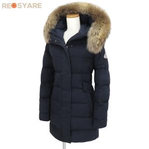 美品☆Pyrenex ピレネックス GRENOBLE GABARDINE FUR ロゴワッペン  