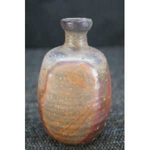 備前焼 カセ胡麻徳利 川野展靖作 NOBU=80016 : ギャラリー備前が