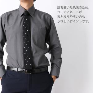 ワイシャツ 長袖 レギュラーカラー カラーシャ...の詳細画像2