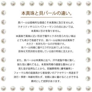 パール ネックレス ピアス セット 真珠 レデ...の詳細画像1