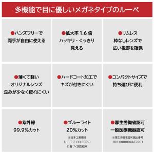 メガネルーペ 眼鏡ルーペ ルーペ メガネ 眼鏡...の詳細画像5