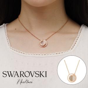 スワロフスキー SWAROVSKI HILLOCK ペンダント ネックレス アクセサリー ローズゴールド×クリア [レディース] 5351082 NS10｜bjkyoto