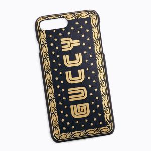 グッチ GUCCI SEGA ロゴ GUCCY iPhone8 Plus用 スマホケース カバー ブラック基調 519696 0GUYN 1055｜bjkyoto