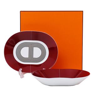 再入荷！】【2点セット】エルメス HERMES ラリー24 オーバルプレート