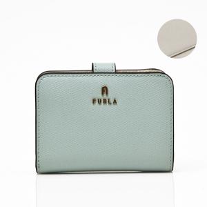 フルラ FURLA カメリア CAMELIA S レザー コンパクト ウォレット 折財布 ミント系 (内側:グレー系) [レディース] WP00315 ARE000 1007_1870S NS10の商品画像