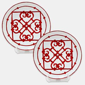 茶道具 菓子器 縁高 縁高重 朱塗り 花鳥 淡々斎好写し 五段 中村