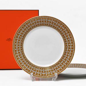HERMES（エルメス） プチカレ No5 モザイク 24 ゴールド 皿 陶磁器