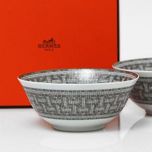 HERMES 2点セット エルメス アッシュデコ H Deco 湯呑み 徳利