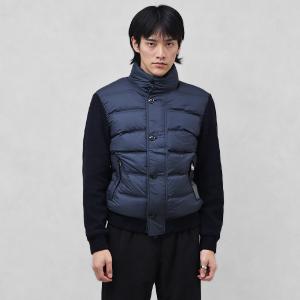 ウールリッチ WOOLRICH 適応温度(10度から0度) WOOL BONDED HYBRID FLEECE ダウンジャケット メルトンブルー [メンズ] CFWOSW0145 MRUT2849 3989 NS10｜bjkyoto