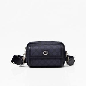 グッチ GUCCI オフィディア GG ミニ ショルダーバッグ クラッチバッグ ポーチ ネイビー×ブラック [メンズ][レディース] 746308 2ZGMN 4056｜bjkyoto