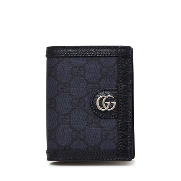 グッチ GUCCI オフィディア GGスプリームキャンバス×レザー カードケース ウォレット 折財布...