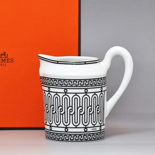 エルメス HERMES アッシュデコ H DECO クリーマー ミルクポット クリームジャグ 150...