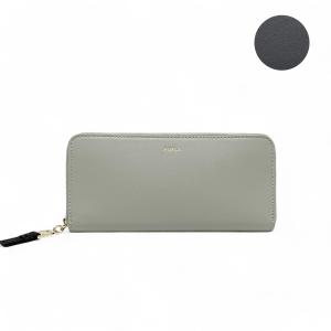 FURLA（フルラ） 財布 レディース 長財布 アウトレット レザー グレー
