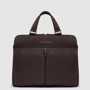 PIQUADRO ビジネスバッグ ブラック ナイロン製 PIQUADRO レザービジネスバッグ | ブラック | FARFETCH JP