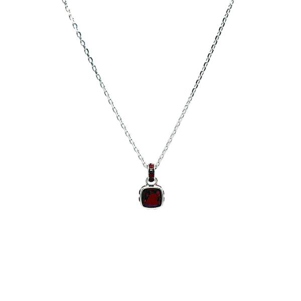スワロフスキー SWAROVSKI バースストーン Birthstone 誕生石 1月 ペンダント ...