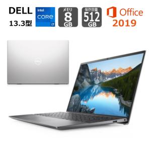DELL デル ノートパソコン ノートPC Inspiron 13 5310 13.3型/ Core i7-11370H / メモリ 8GB/ SSD 512GB/ Windows 10/ Office 付き/ プラチナシルバー 【新品】