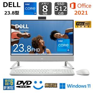 Dell デスクトップパソコン Inspiron 24 5420 23.8型FHD/ Core i5-1335U 10コア / メモリ8GB/ SSD 512GB / Windows 11/ Office付き/ Webカメラ/ 【新品】｜BJYストア