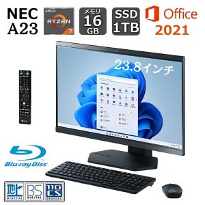 LaVie NEC 23.8型 デスクトップパソコン LAVIE A23 A2335/CAW PC