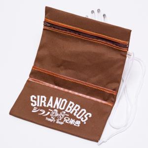 [SIRANO BROS.] 布財布 シラノ兄弟舎 道中財布 帆布 シラノブロス 昭和レトロ｜bk2bk