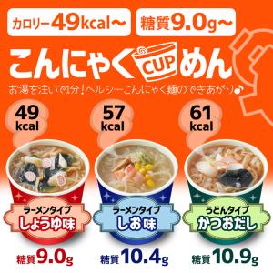 糖質オフ カップ麺 選べる 12食 こんにゃく...の詳細画像3