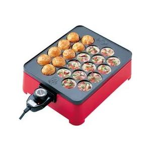 【送料無料】プレート着脱式角型電気たこ焼き器(22穴) CS3WA-0011