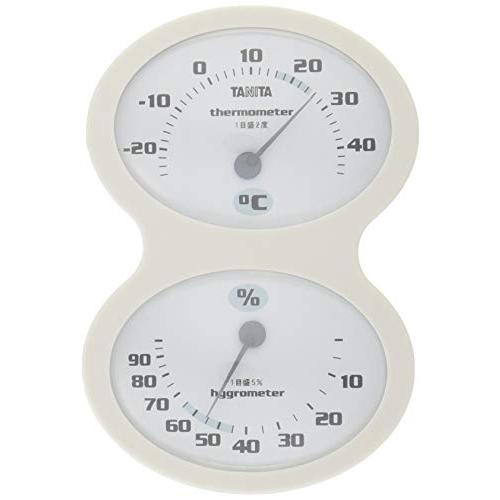 タニタTanita 温湿度計 温度 湿度 アナログ 壁掛け ホワイト TT-509 WH