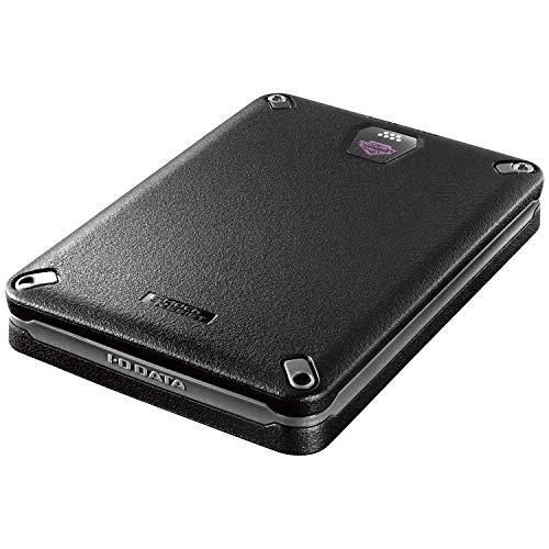 アイ・オー・データ ハードウェア暗号化&amp;パスワードロック対応耐衝撃ポータブルSSD 500GB Wi...