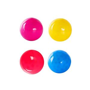 CosHall ストレス解消ボール 蛍光 ウォールボール 投げるボール 握力ボール 減圧玩具 無毒性 おもちゃ 柔らかい ストレス発散グッズ 子供 大