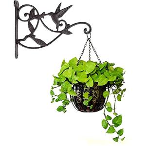 DEWEL 植物ハンガー 手鍛造鉄 壁に取り付け フック