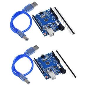Calloy 2個 arduino UNO R3 CH340G Nano Arduinoと互換Arduino IDE AVR MCU Learner
